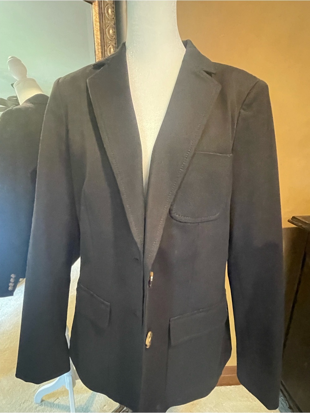 Women’s Black Blazer - Classic Two-Button Jacket